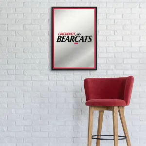 Cincinnati Bearcats: Framed Mirrored Wall Sign