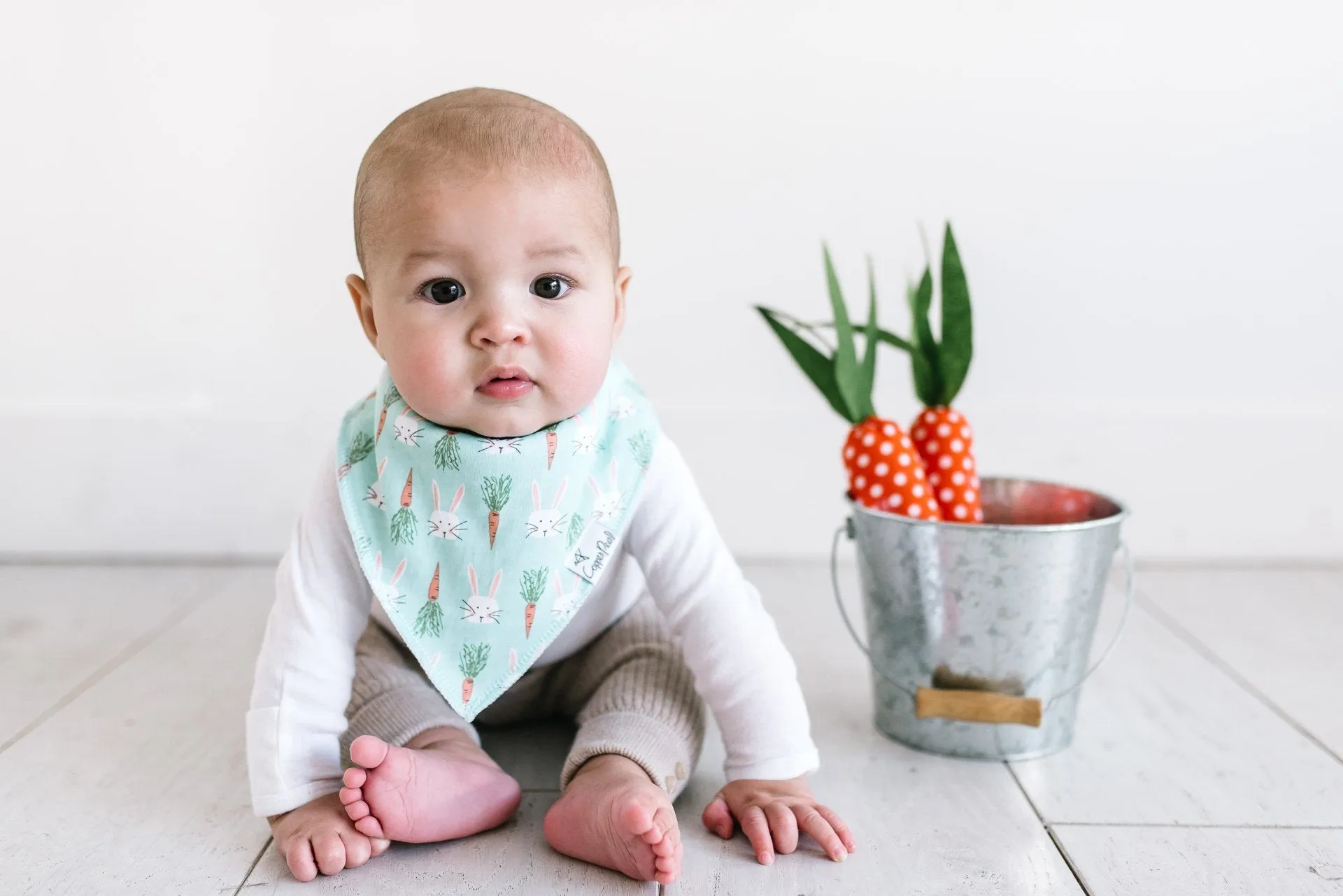 Copper Pearl Holiday Bandana Bib Set