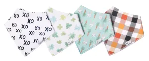 Copper Pearl Holiday Bandana Bib Set