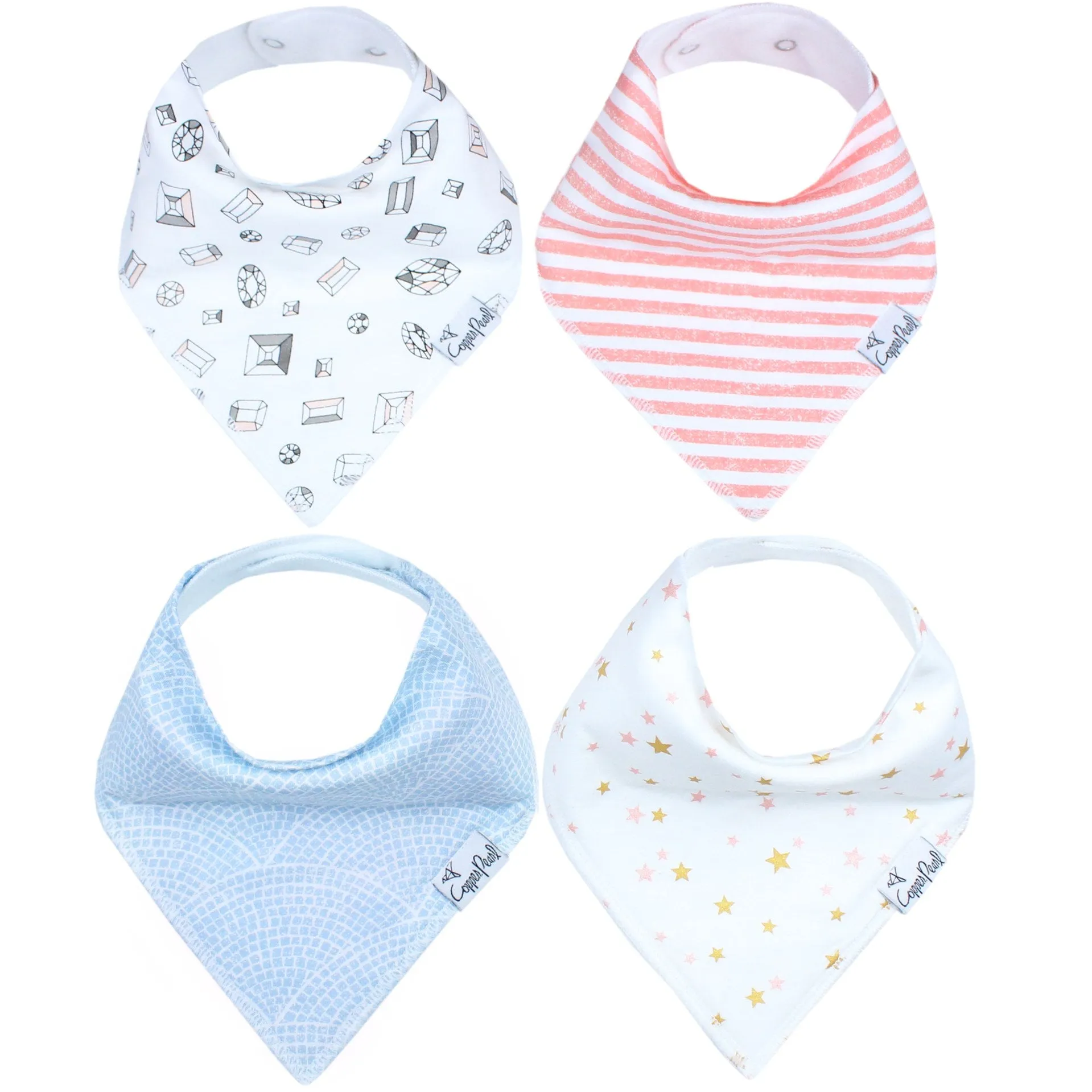 Copper Pearl Isla Bandana Bib Set