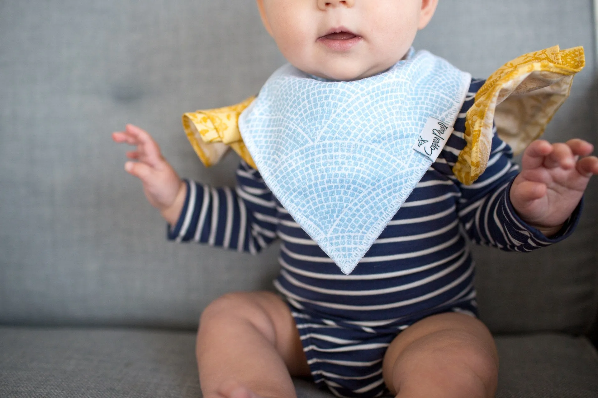Copper Pearl Isla Bandana Bib Set