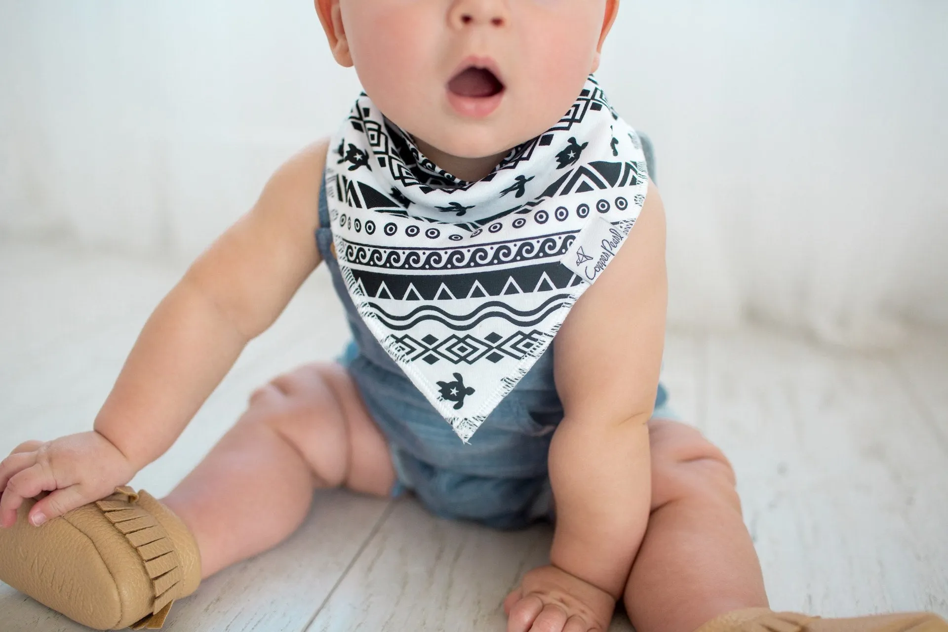 Copper Pearl Maui Bandana Bib Set - Original