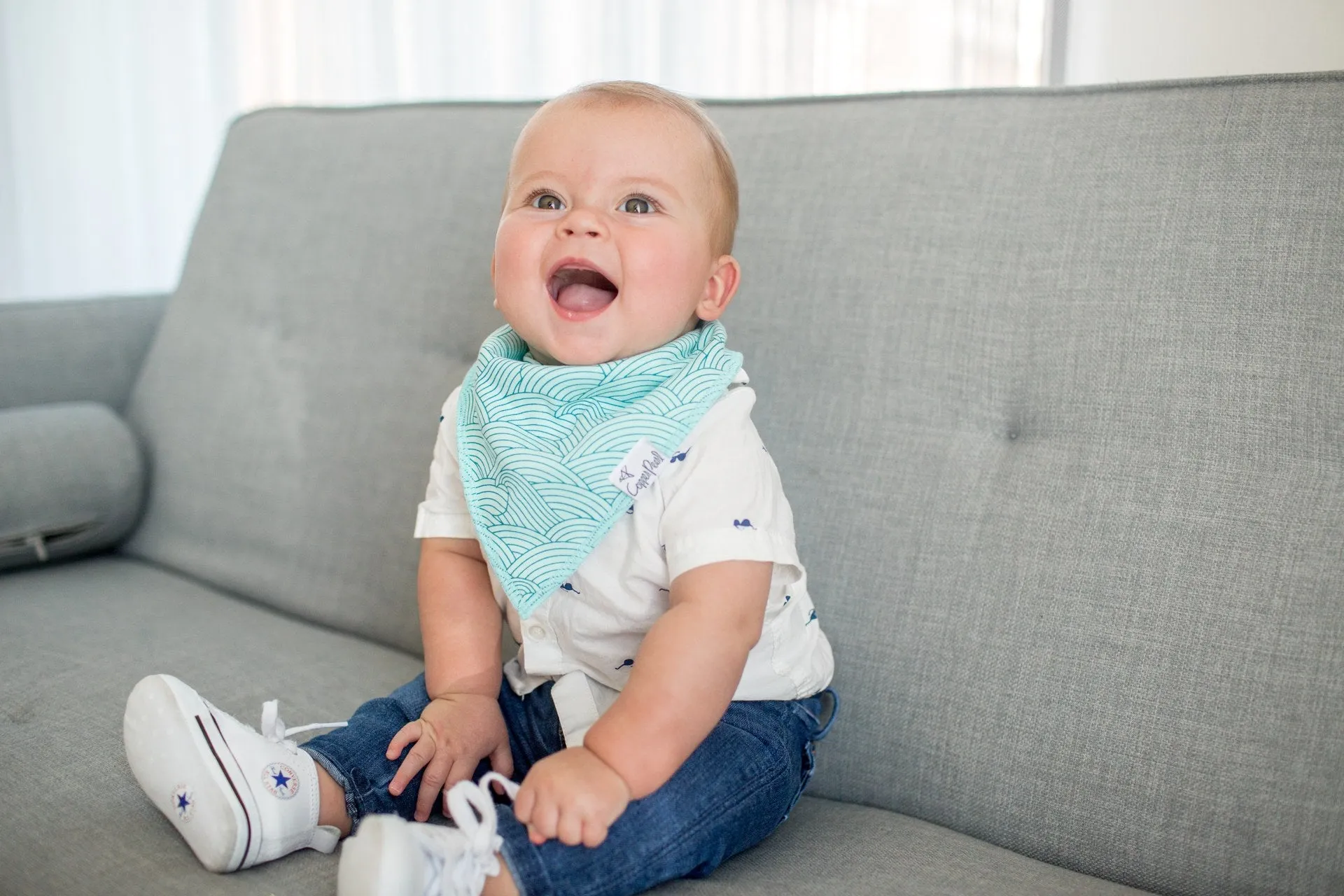 Copper Pearl Maui Bandana Bib Set - Original