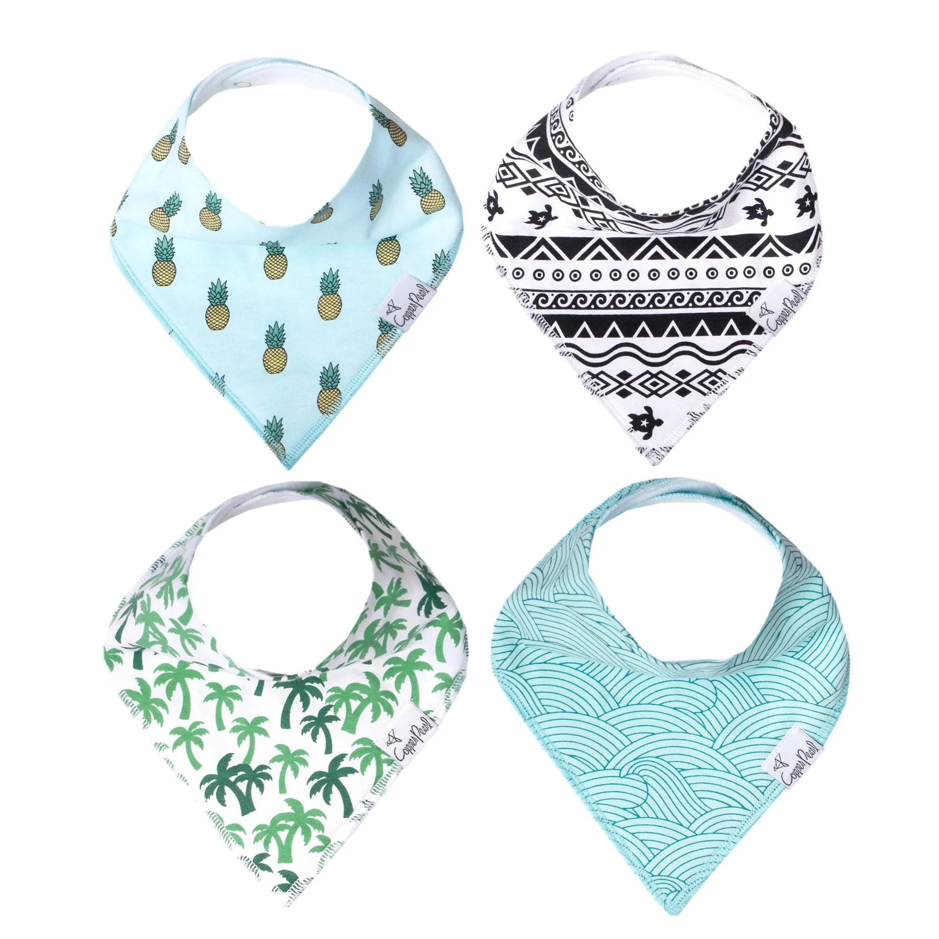 Copper Pearl Maui Bandana Bib Set - Original