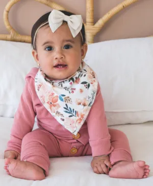 Copper Pearl Single Bandana Bib- Autumn