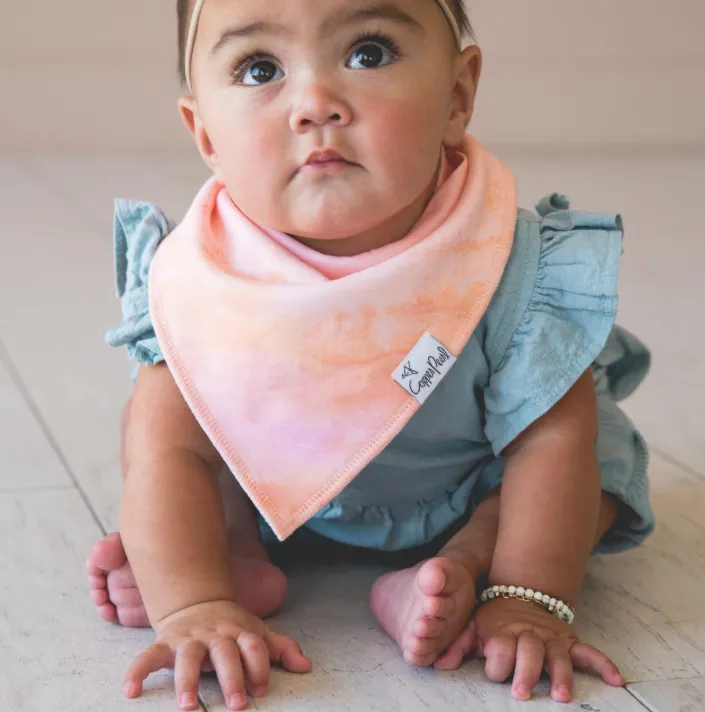 Copper Pearl Single Bandana Bib- Autumn
