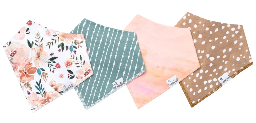 Copper Pearl Single Bandana Bib- Autumn