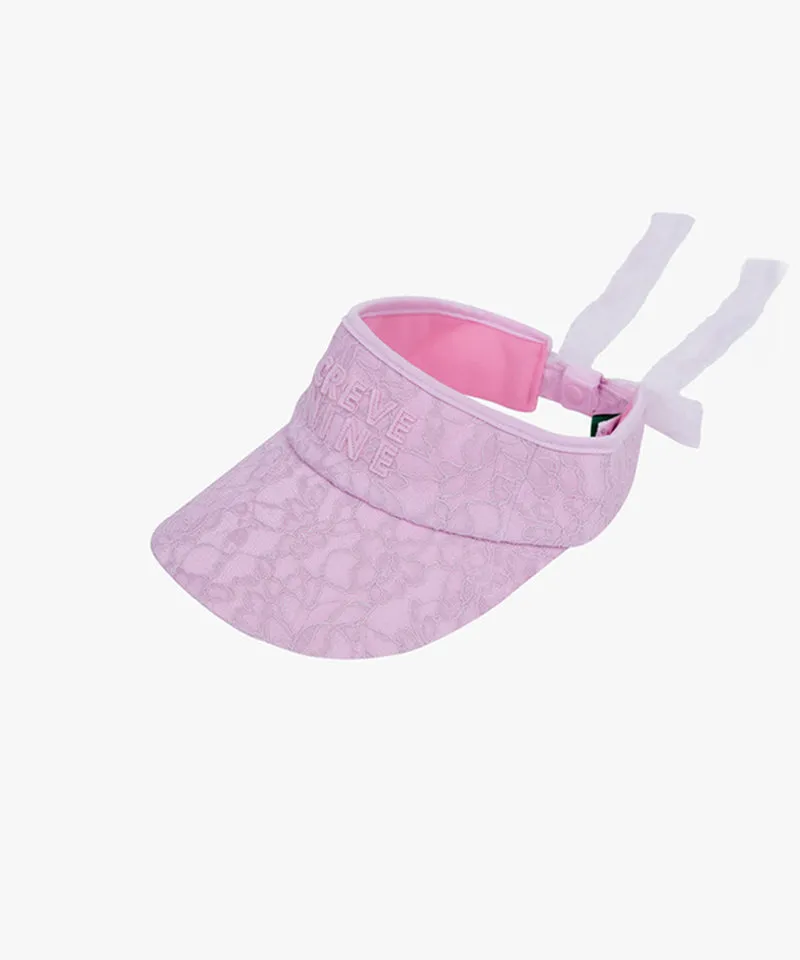 CREVE NINE: Logo Lace Visor - 3 Colors