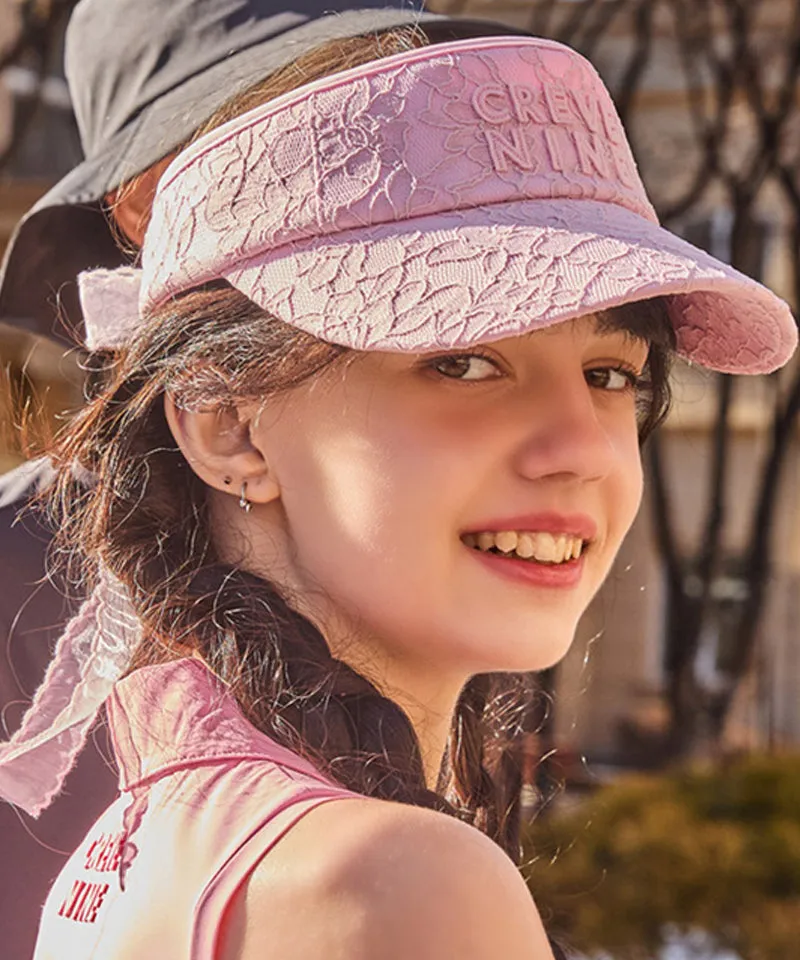 CREVE NINE: Logo Lace Visor - 3 Colors