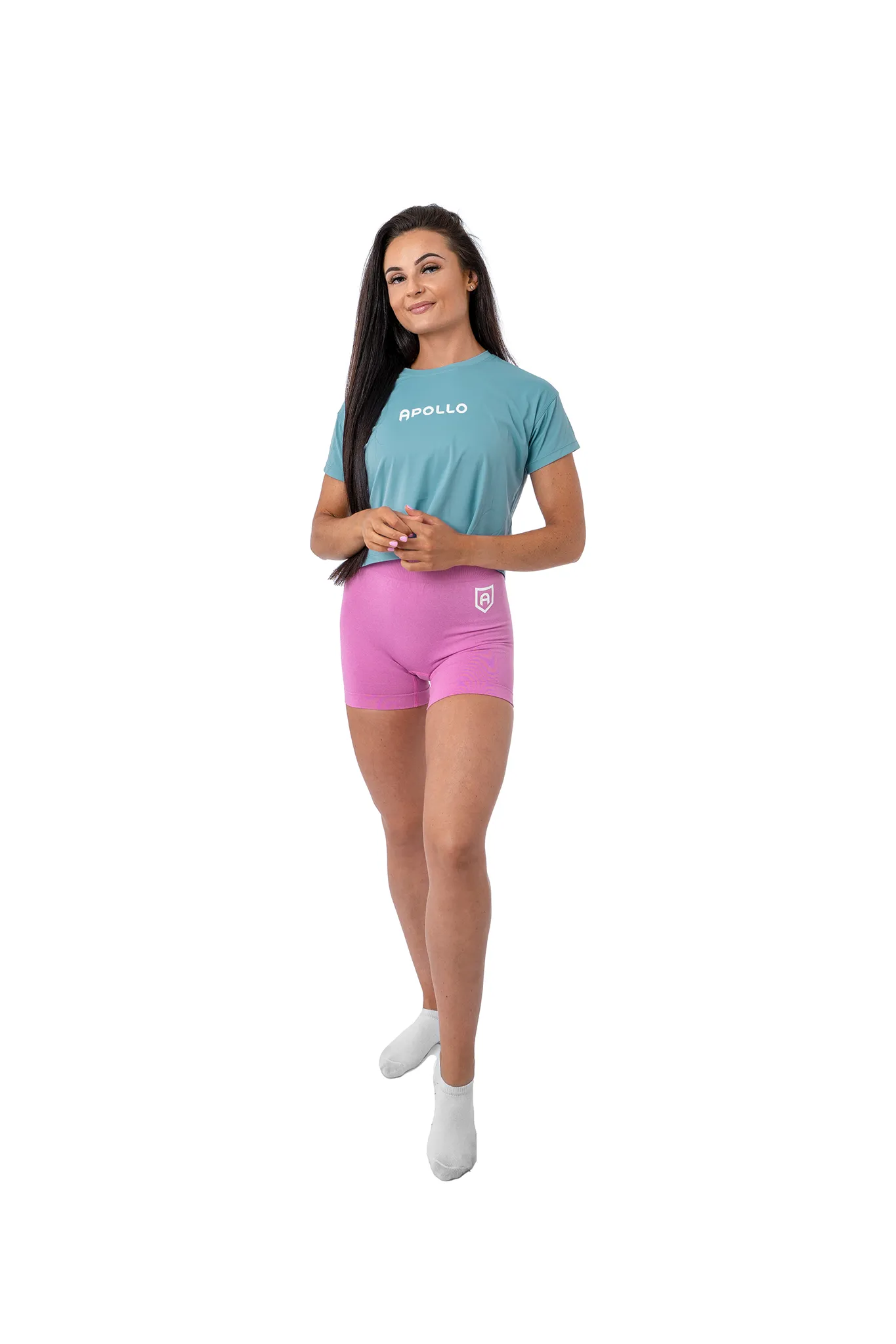 Crop Tee - Castaway Blue