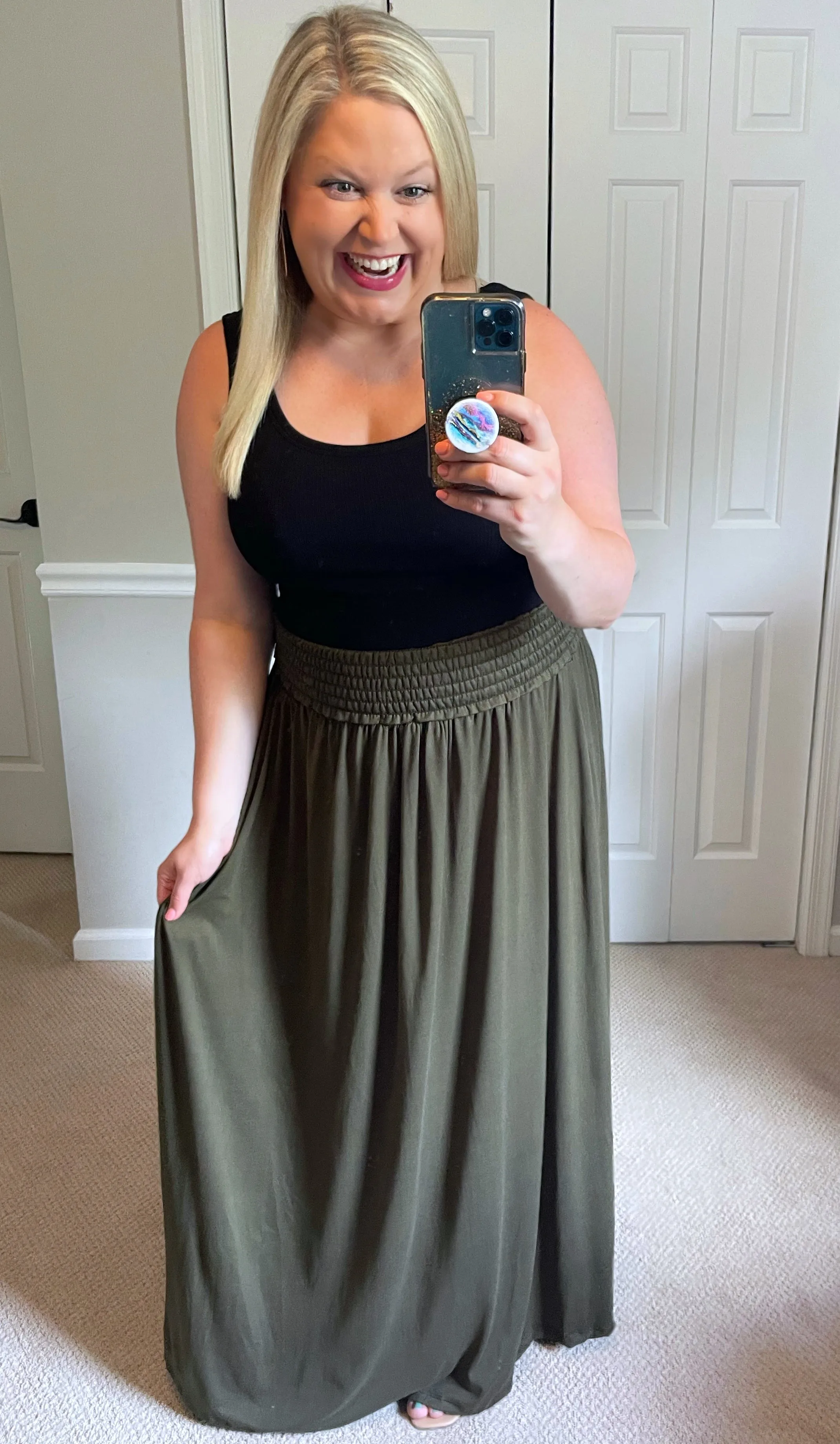 Cropped Ribbed Brami in Black