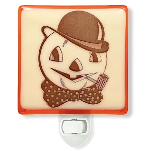 Cute Halloween Vintage Jack O'Lantern Scarecrow Night Light