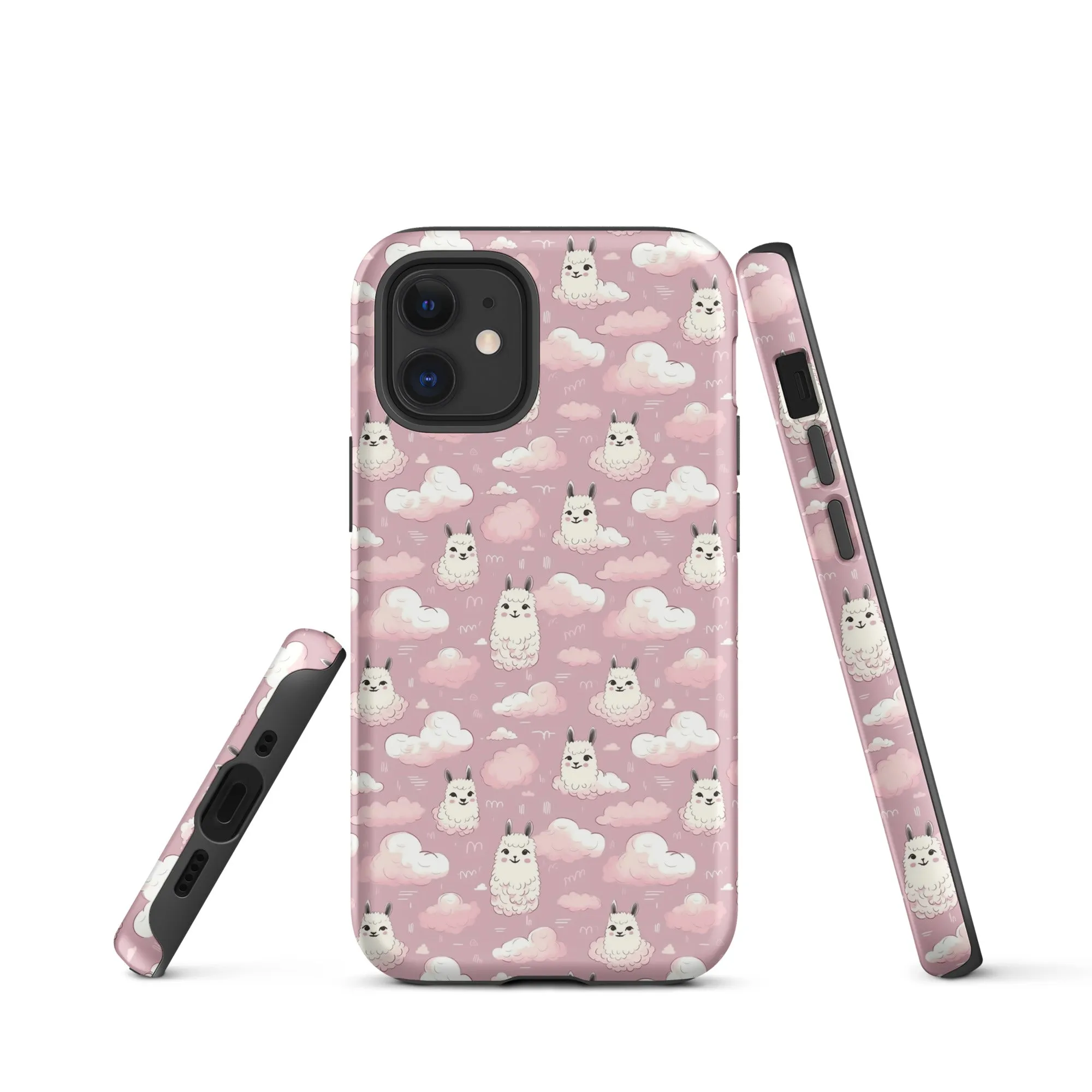 Cute Llama Cartoon Tough Case for iPhone®