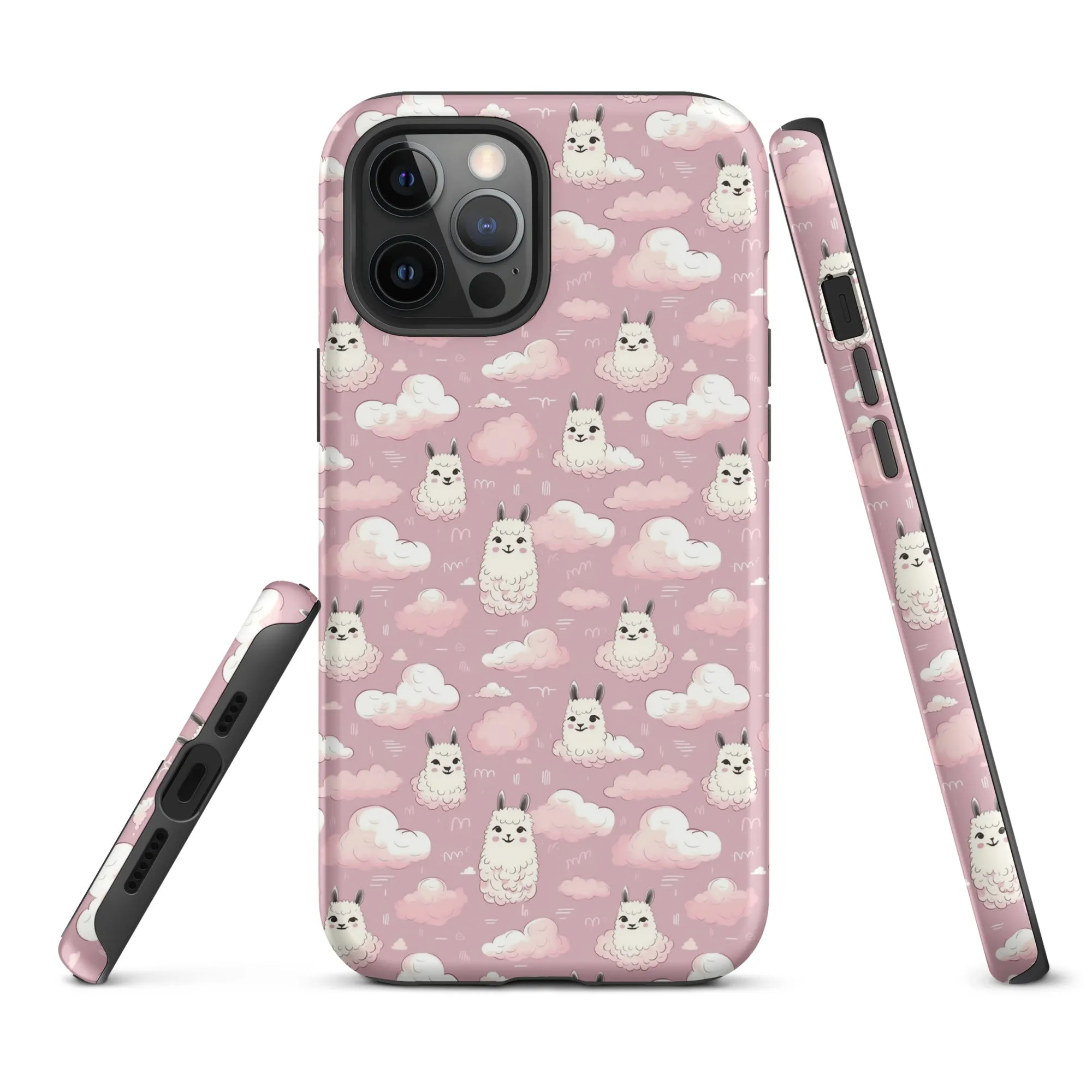 Cute Llama Cartoon Tough Case for iPhone®