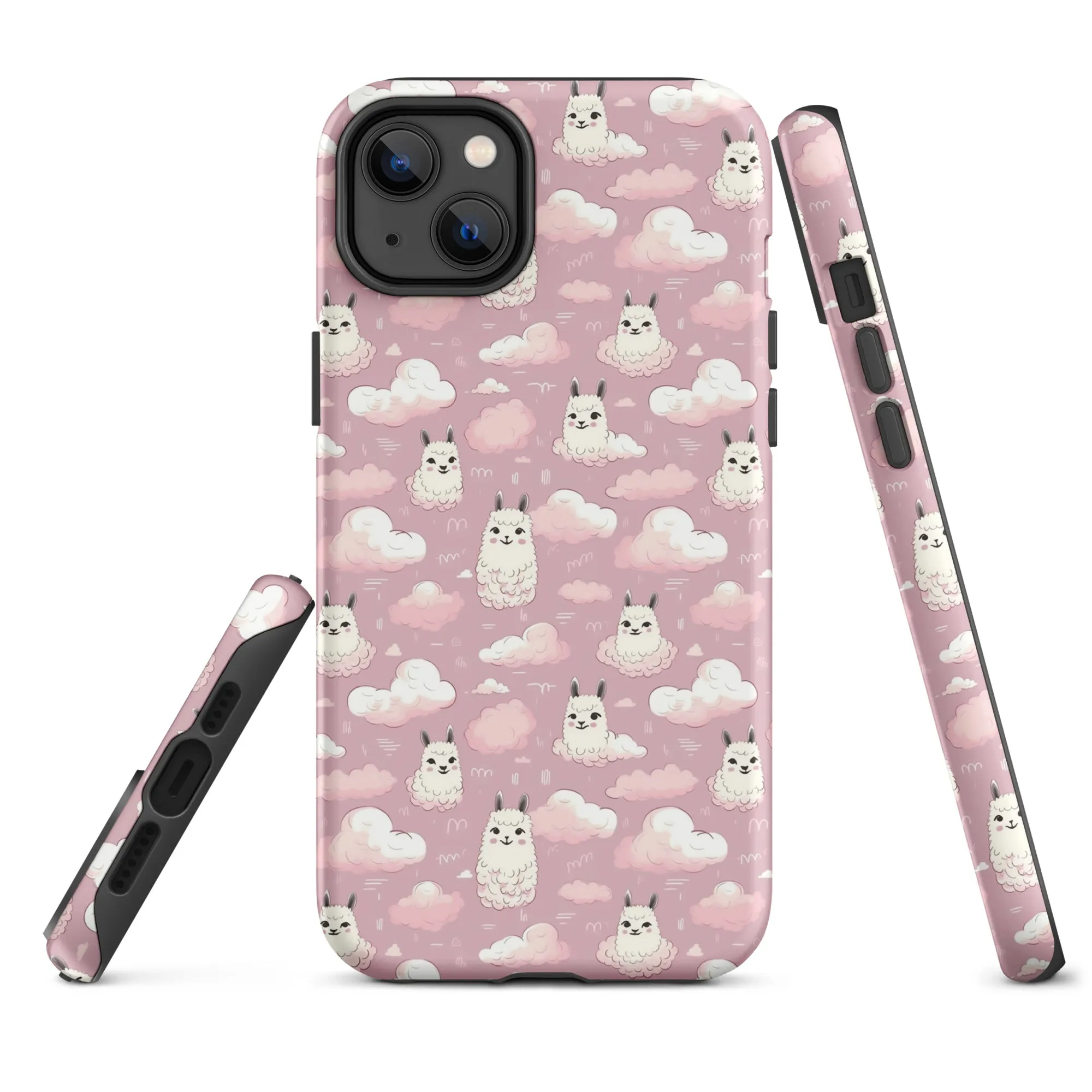 Cute Llama Cartoon Tough Case for iPhone®