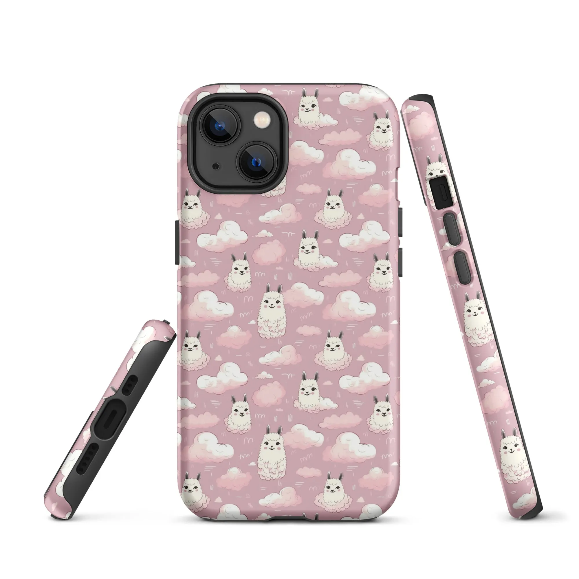 Cute Llama Cartoon Tough Case for iPhone®