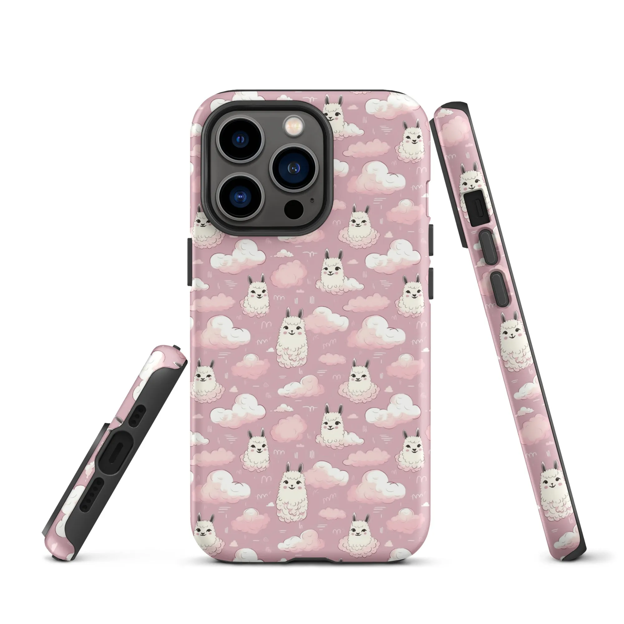 Cute Llama Cartoon Tough Case for iPhone®