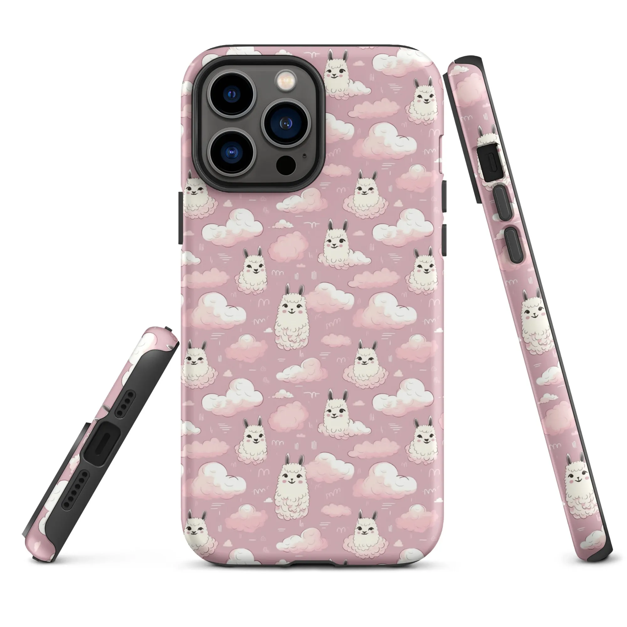 Cute Llama Cartoon Tough Case for iPhone®
