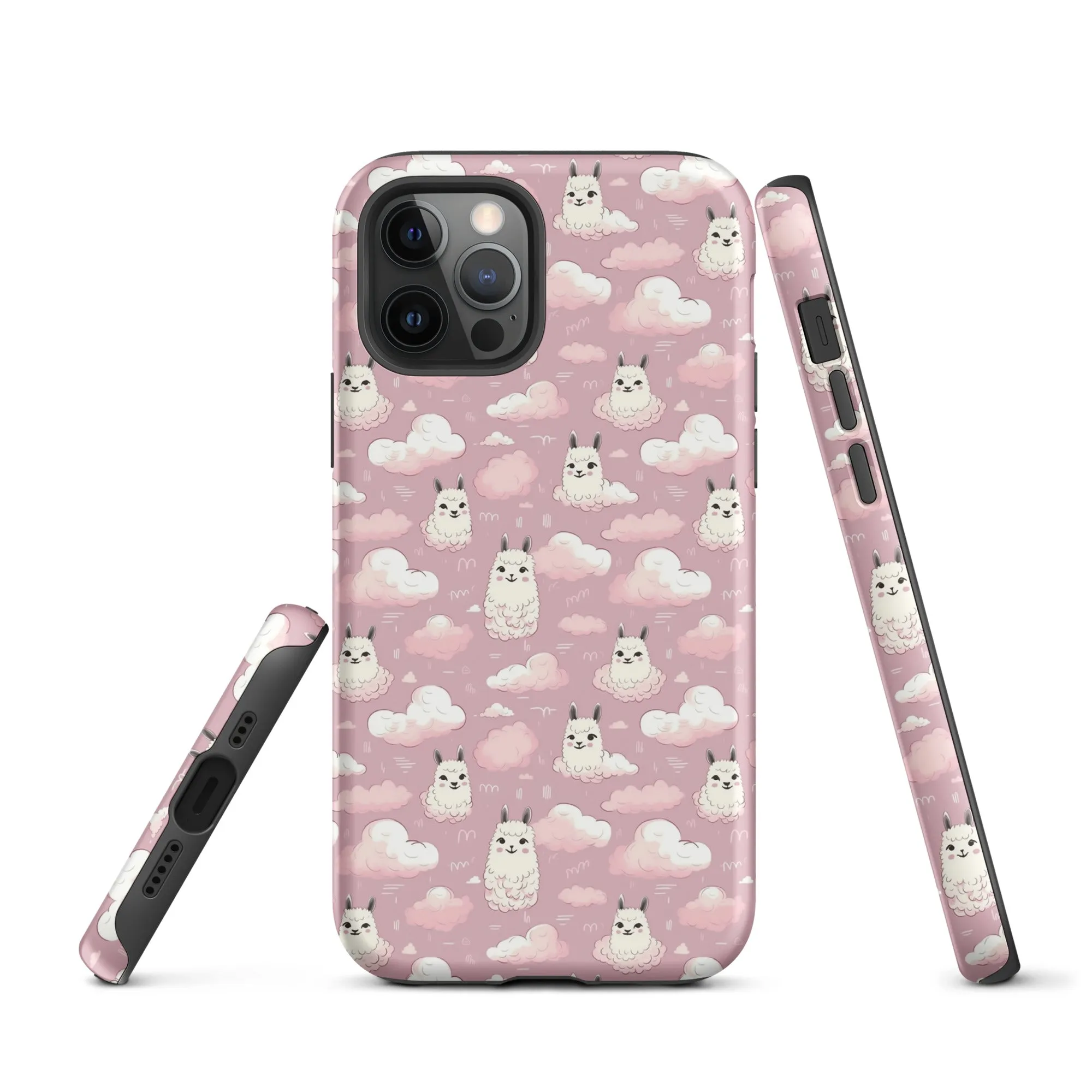 Cute Llama Cartoon Tough Case for iPhone®
