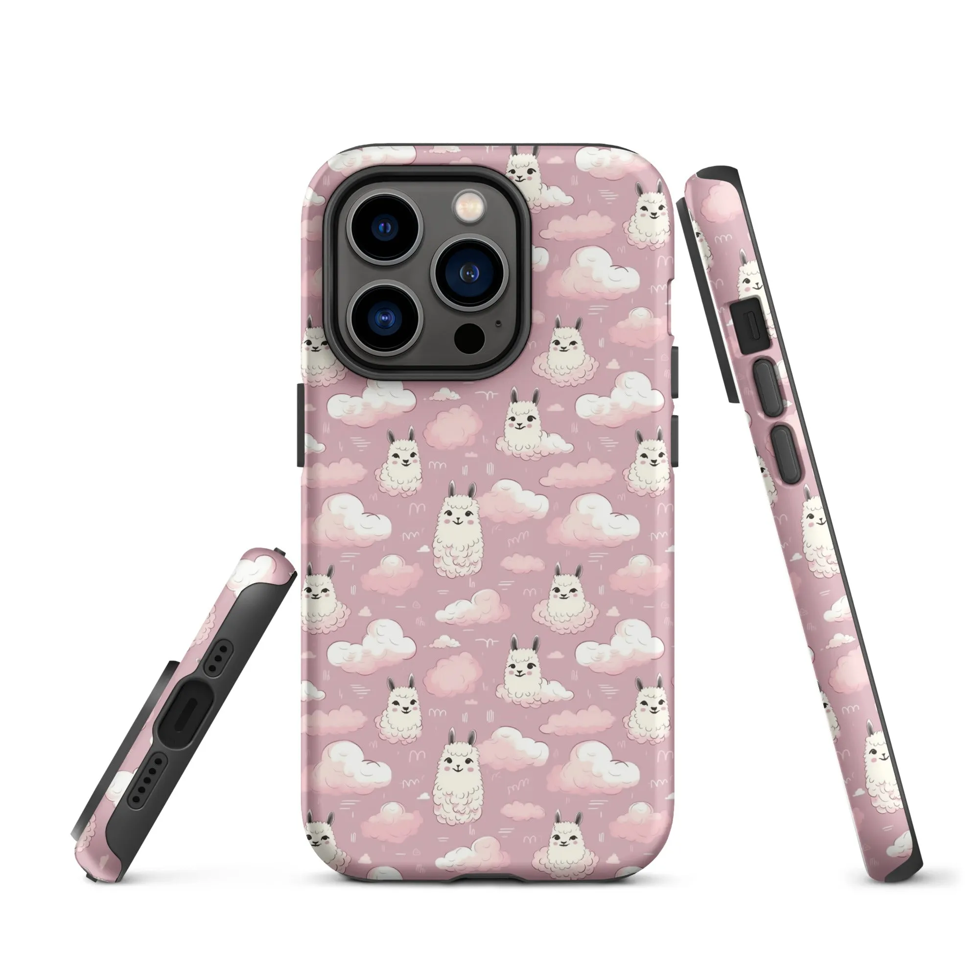 Cute Llama Cartoon Tough Case for iPhone®