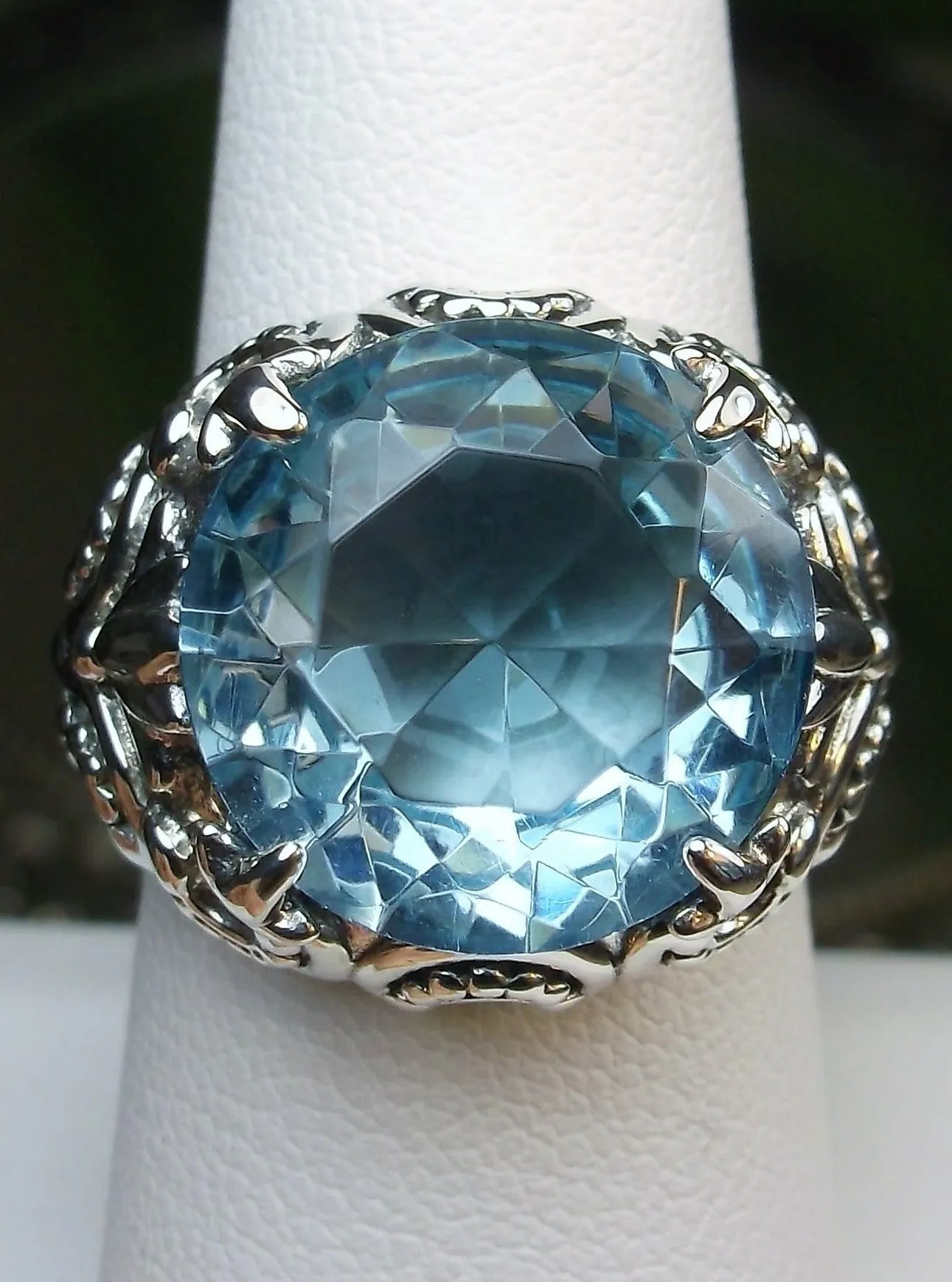D96, Gothic Bling Ring | Choice of 12ct Gem Vintage Revival Jewelry D96