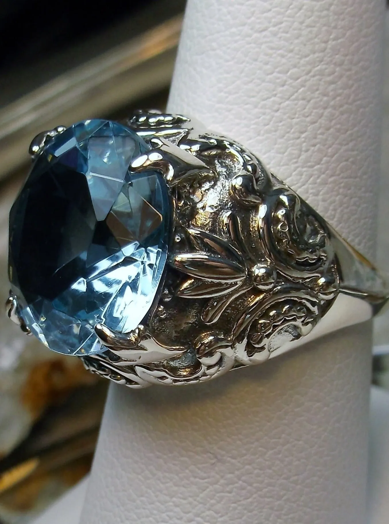 D96, Gothic Bling Ring | Choice of 12ct Gem Vintage Revival Jewelry D96