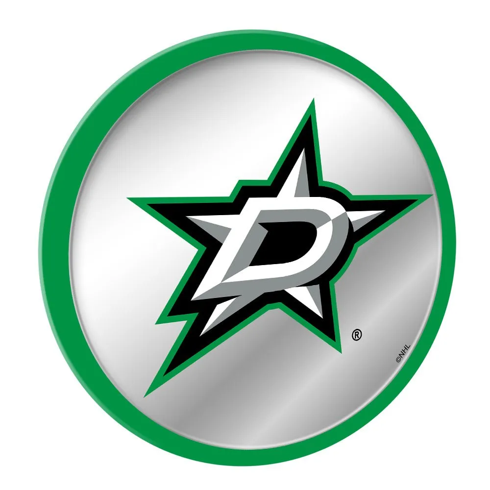 Dallas Stars: Modern Disc Mirrored Wall Sign
