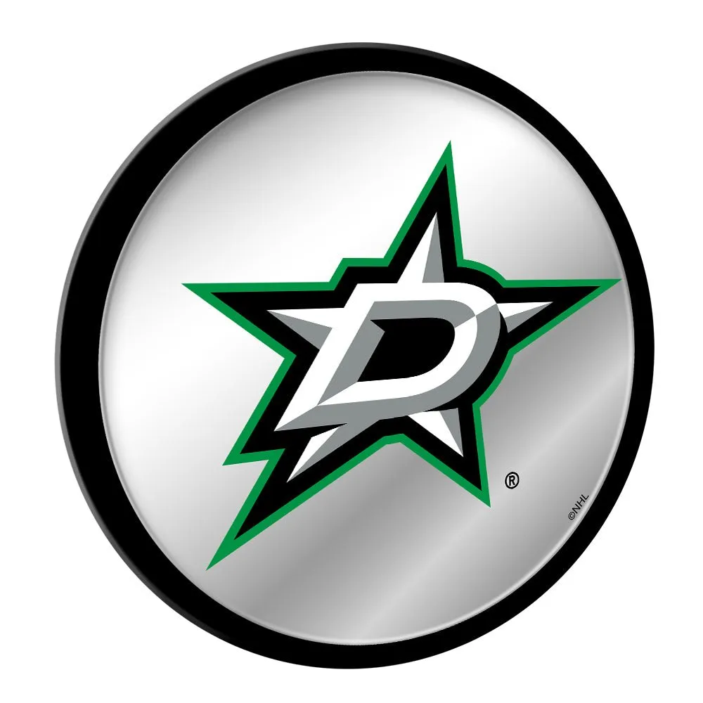 Dallas Stars: Modern Disc Mirrored Wall Sign