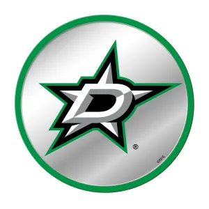 Dallas Stars: Modern Disc Mirrored Wall Sign