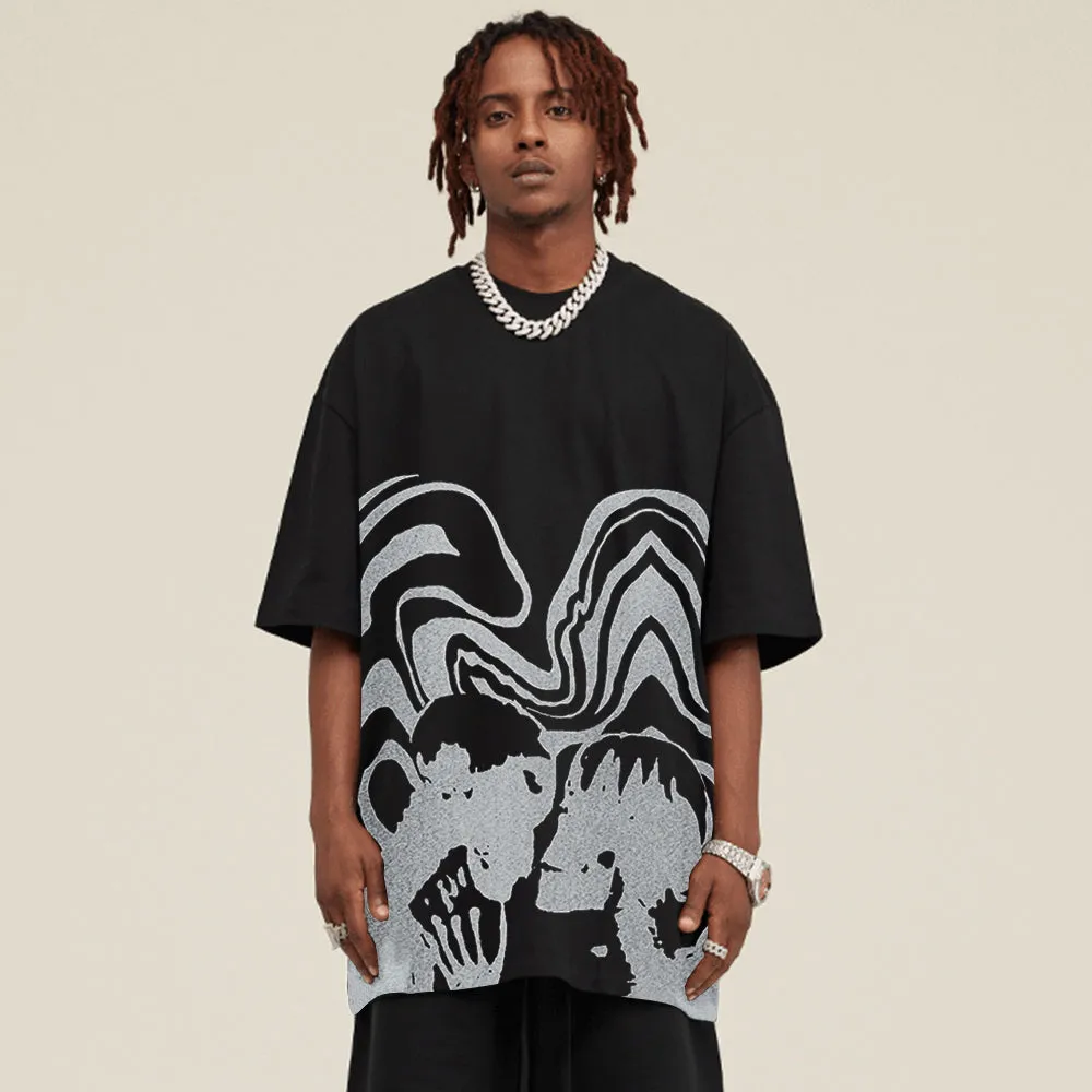Dark Skeleton Couple T-shirt