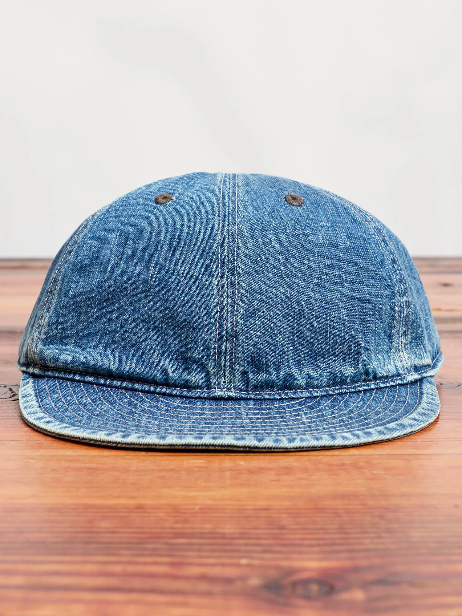 Denim Service Cap in Vintage Indigo