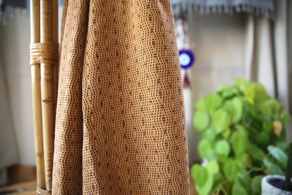Diamond Pestemal in Mustard