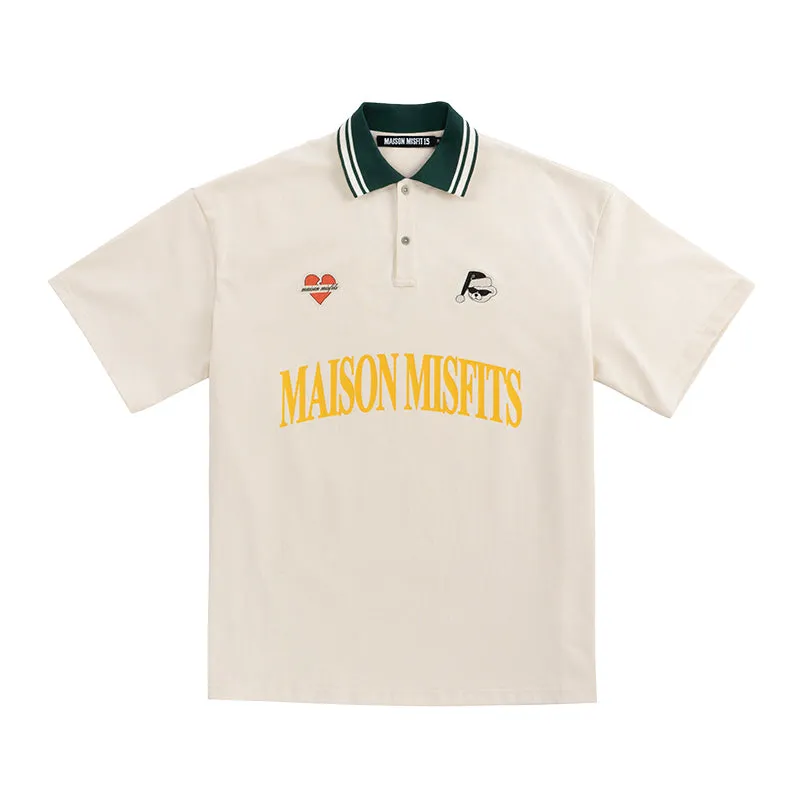 Different Loneliness - Oversized Signature POLO - Beige or Grey