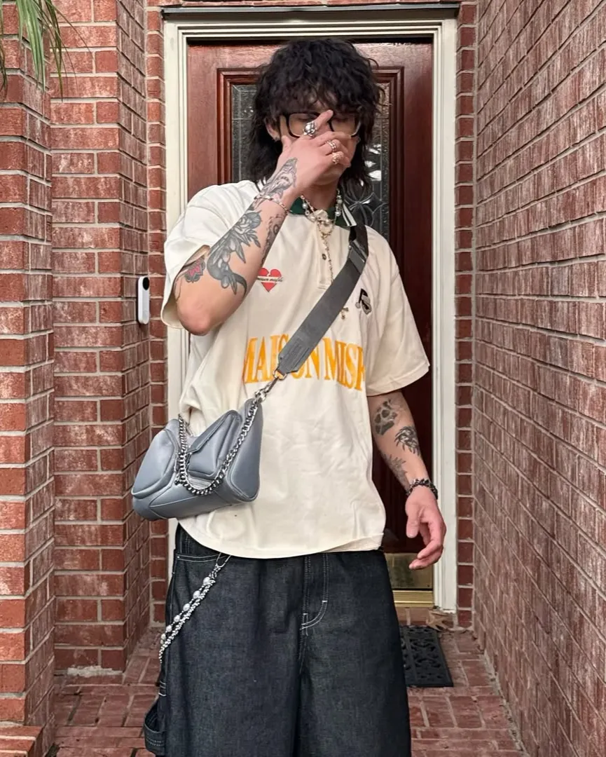 Different Loneliness - Oversized Signature POLO - Beige or Grey