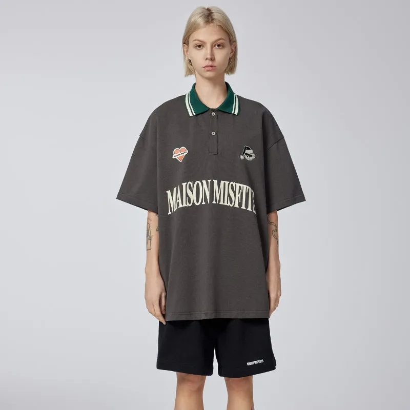 Different Loneliness - Oversized Signature POLO - Beige or Grey