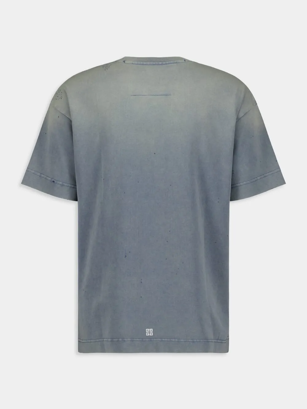 Distressed Logo-Print Cotton T-Shirt