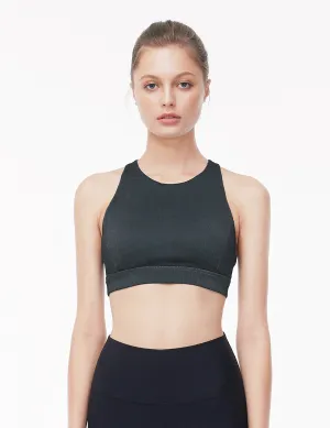 easyoga LA-VEDA Vintage Rib Bra - B18 Twilight Blue