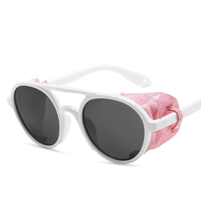 Embrace the Steampunk Aesthetic with Vintage Round Sunglasses