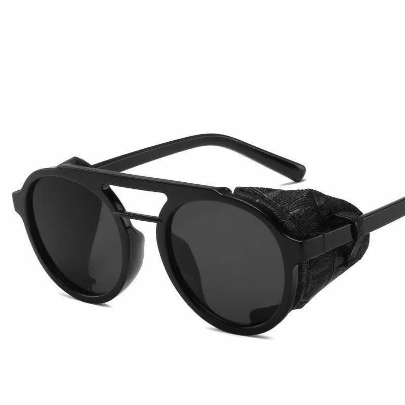 Embrace the Steampunk Aesthetic with Vintage Round Sunglasses