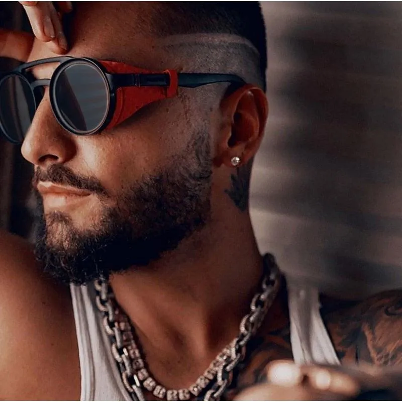 Embrace the Steampunk Aesthetic with Vintage Round Sunglasses