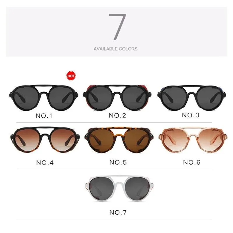 Embrace the Steampunk Aesthetic with Vintage Round Sunglasses