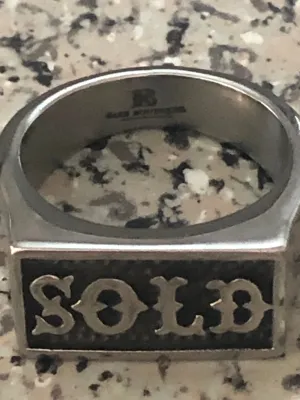 EXCLUSIVE - SOLD Stainless Steel Ring