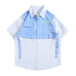 Fake Two Striped Shirt