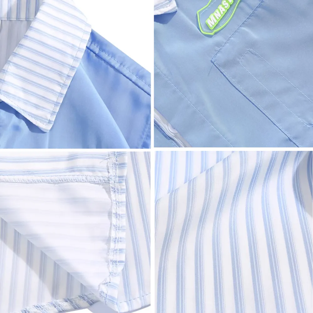 Fake Two Striped Shirt