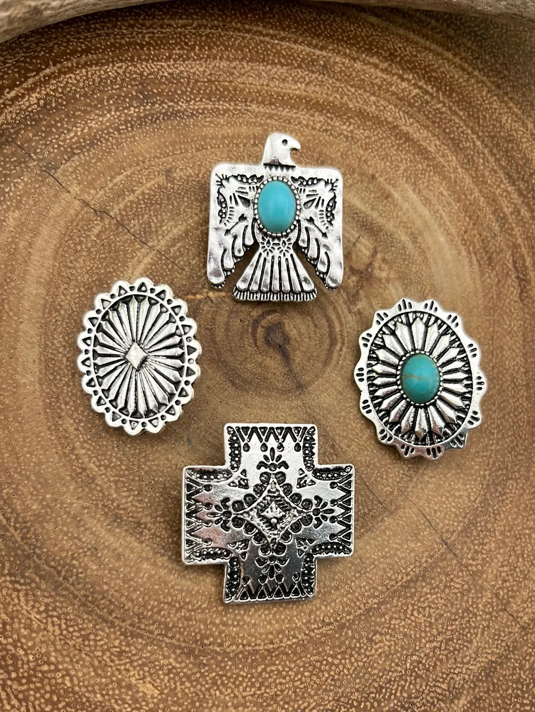 Fashion Cross & Thunderbird Pin Set