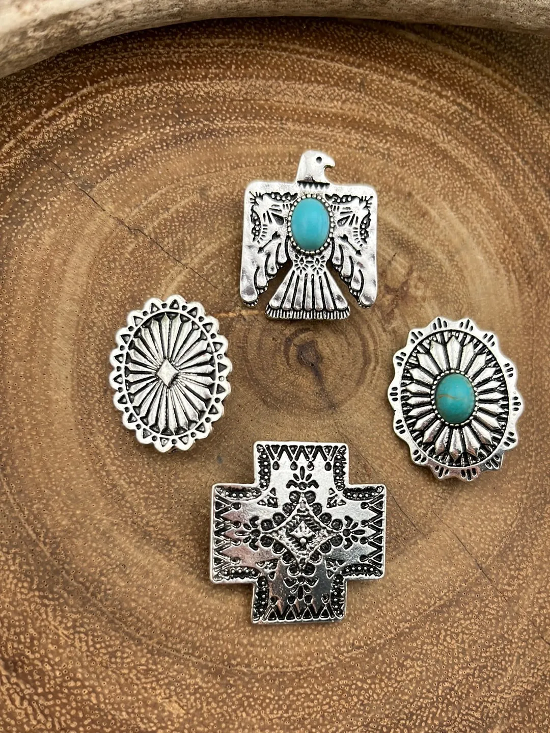 Fashion Cross & Thunderbird Pin Set