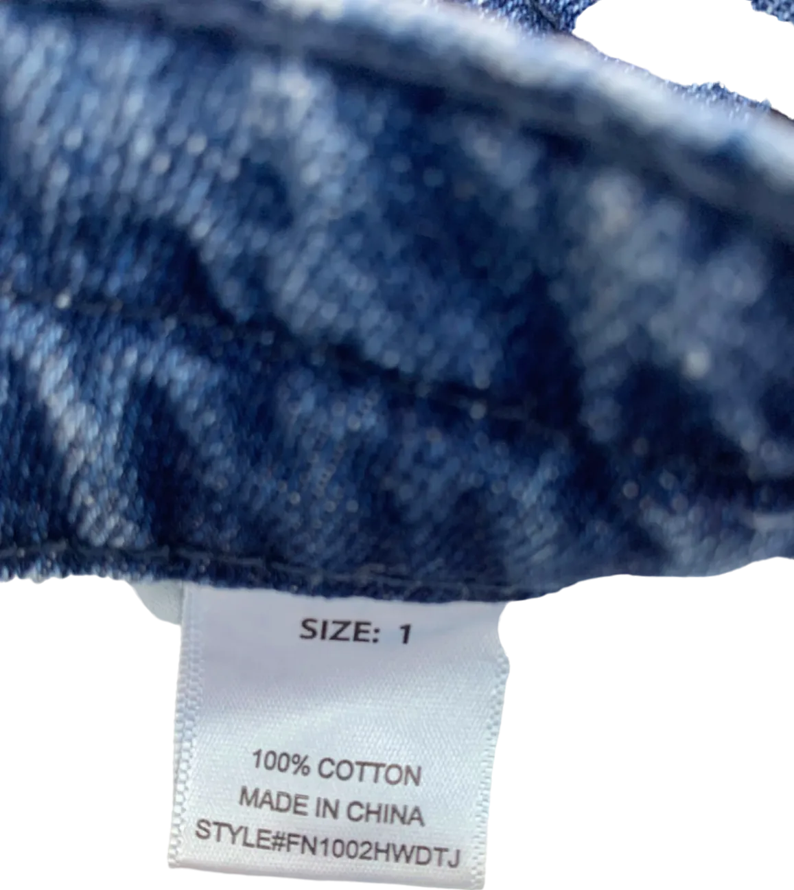 Fashion Nova Blue Cargo Jeans UK W24-25