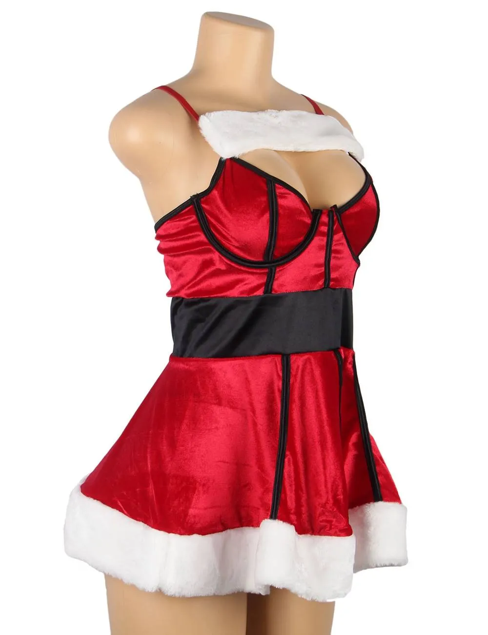 Fashion Sexy Red Playful Christmas Dress Egypt