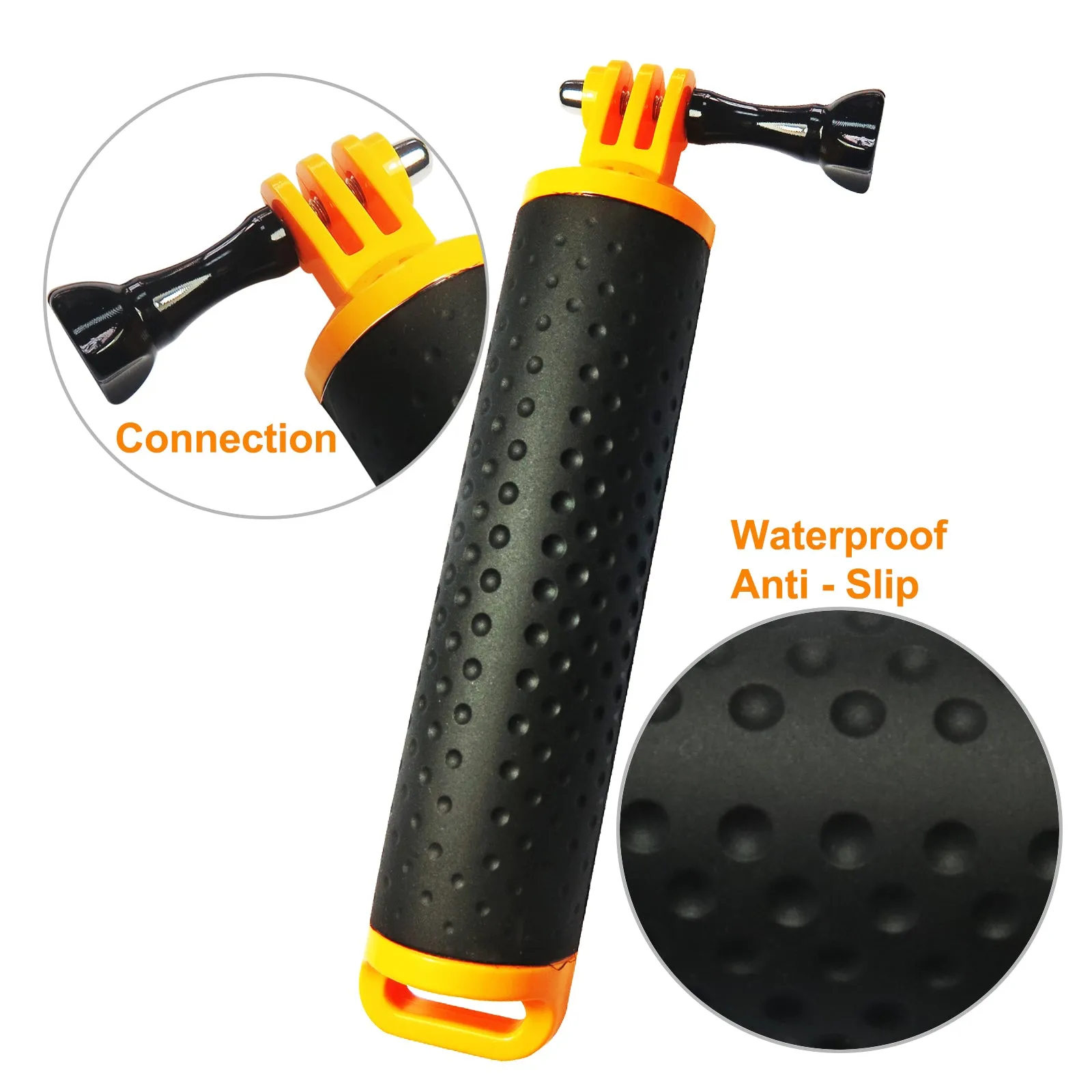 Float Hand Grip Buoyancy Rod Pole Stick Monopod Tripod for Gopro Go Pro Hero green