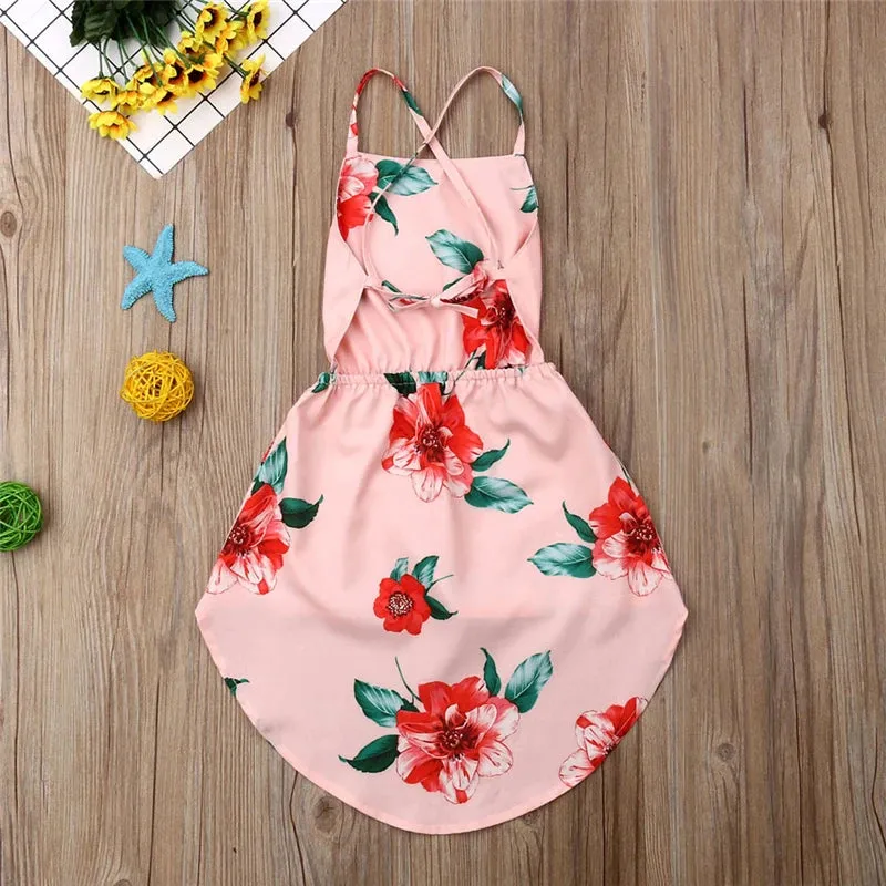 Floral High Low Dress